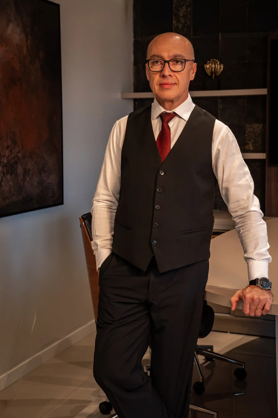 Retrato de Jean Pierre de Lima, advogado responsável pelo escritório